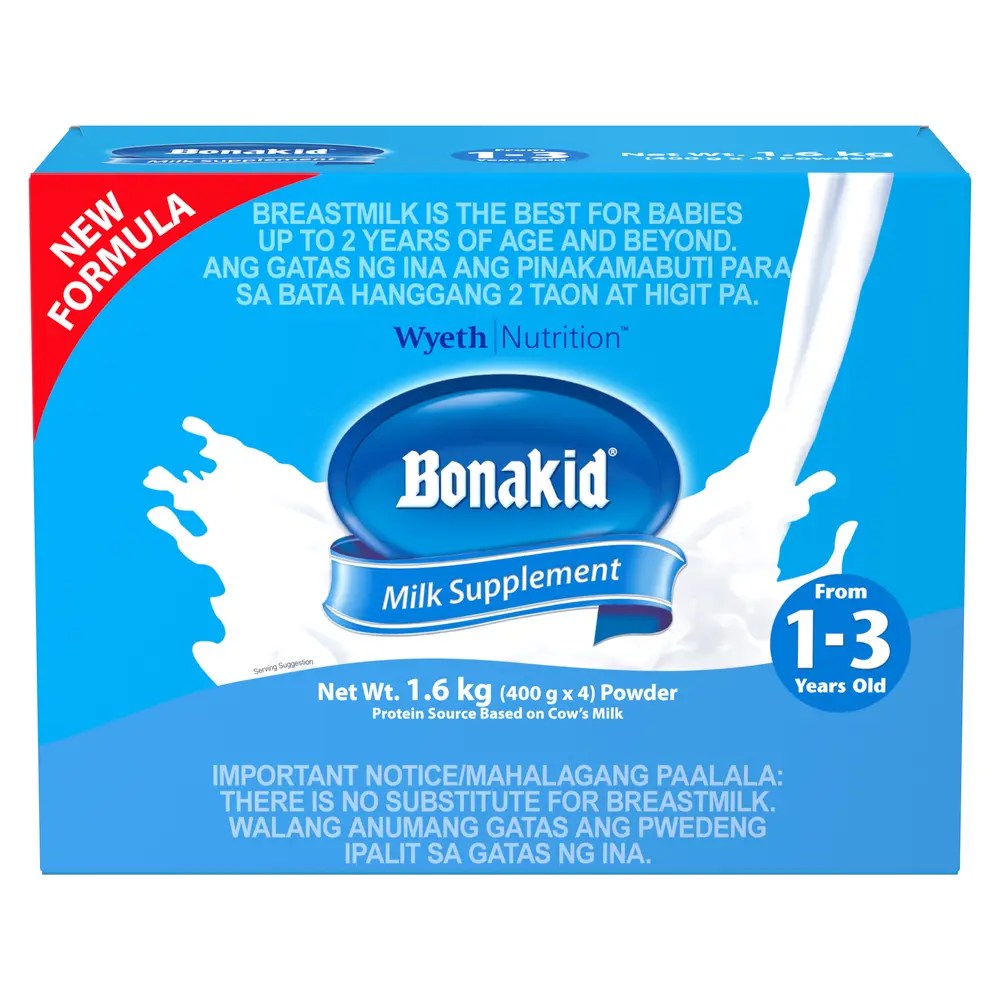 BONAKID Stage 3 Powdered Milk Drink for Children 1 to 3 years old, 1