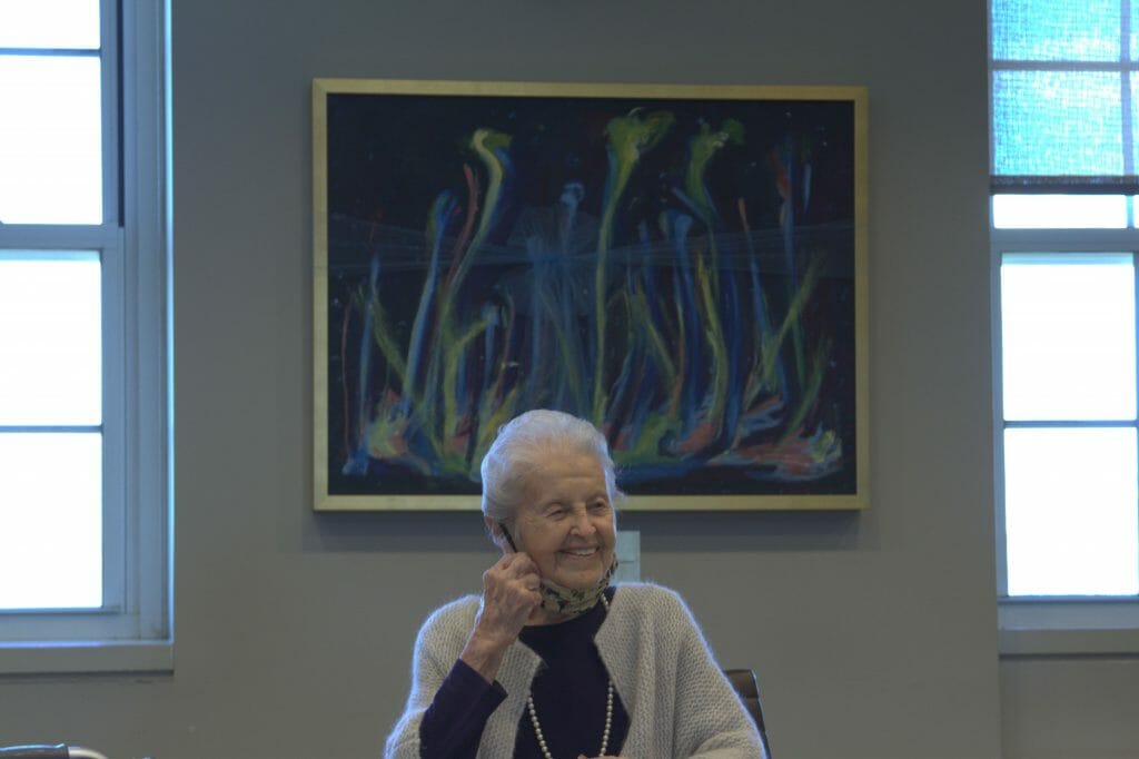 CSI’s Oldest Living Alum, Margaret Ricciardi, Donates Painting to the