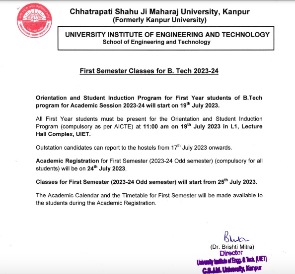 University Institute of Engineering and Technology (UIET) Chhatrapati