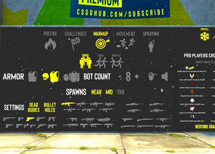 CSGOHUB Aim Training Map Review CS LAB