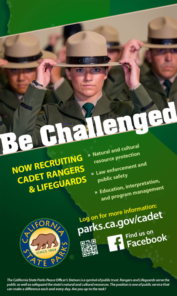 Applications for State Park Peace Officer Ranger & Lifeguard Cadets
