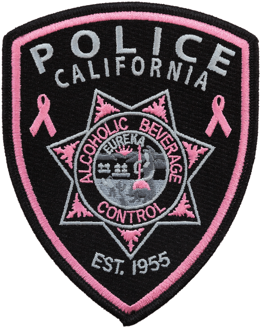 California Alcoholic Beverage Control Agents Proud Partners of Pink Patch Project California