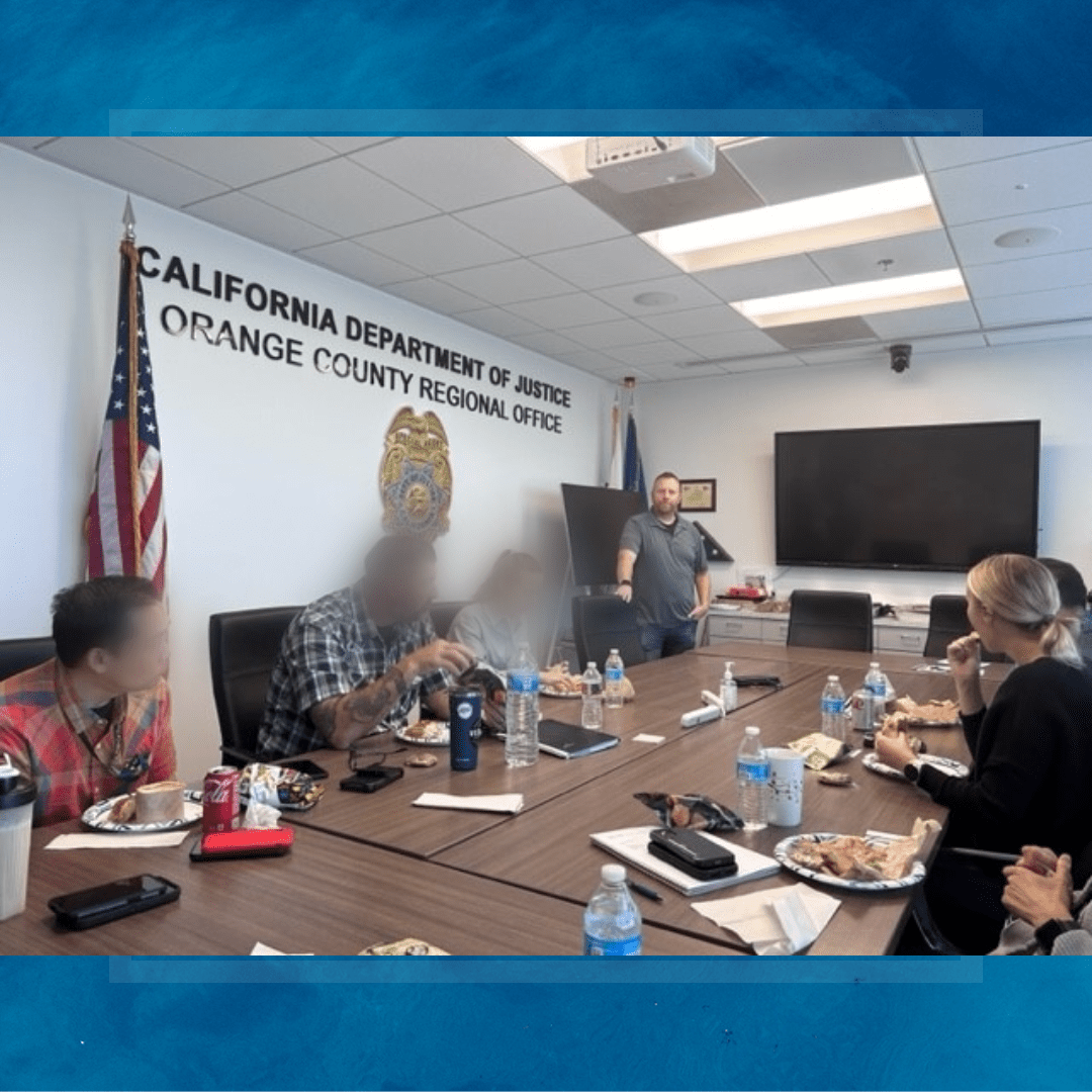 CSLEA and ASADOJ Representatives Visit with Special Agents in Orange and San Diego Counties