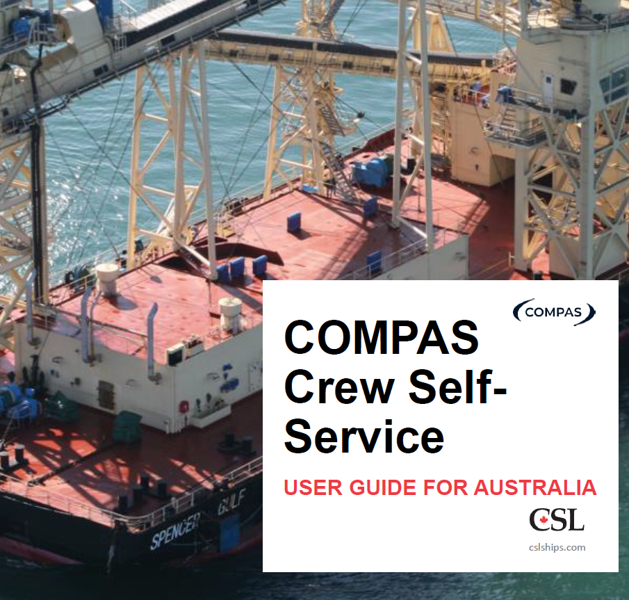 COMPAS Self Service User Guide CSL Australia