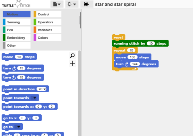 How to Create a Star and a Star Spiral