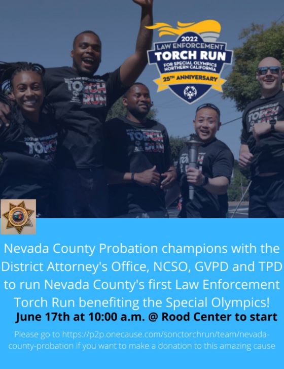2022 Law Enforcement Torch Run Community Support Network of Nevada County