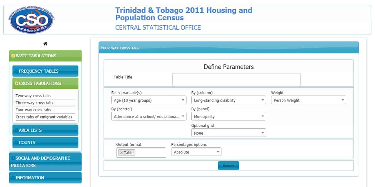 2011 Census Database now accessible online Central Statistical Office