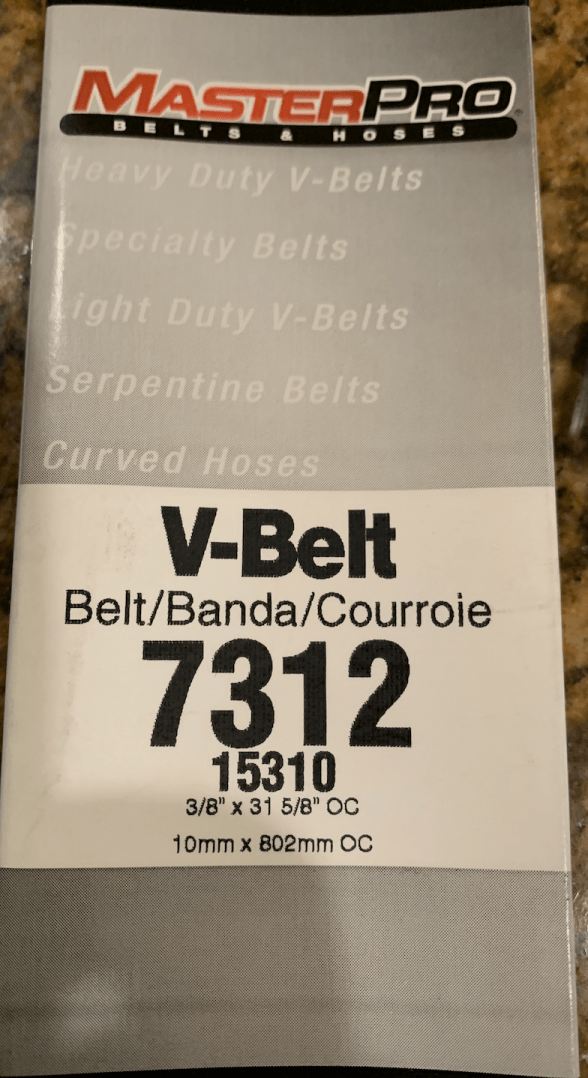 CSOBeech IO470 Alternator Belt Options