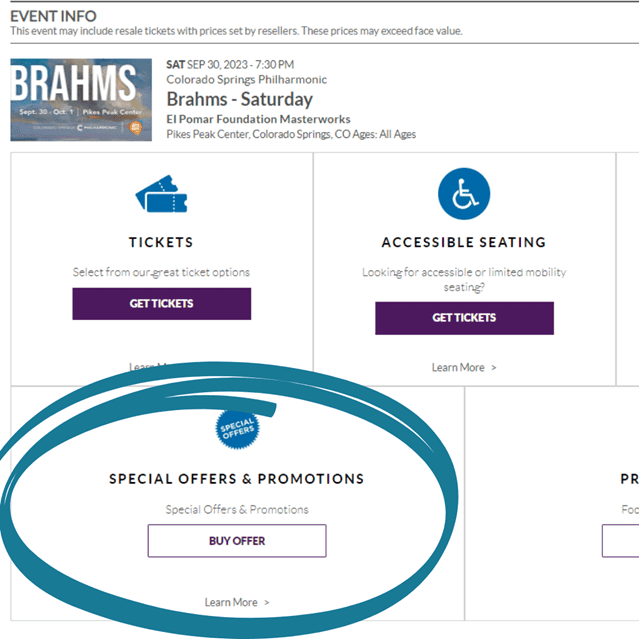 How To Redeem Discount Codes Colorado Springs Philharmonic