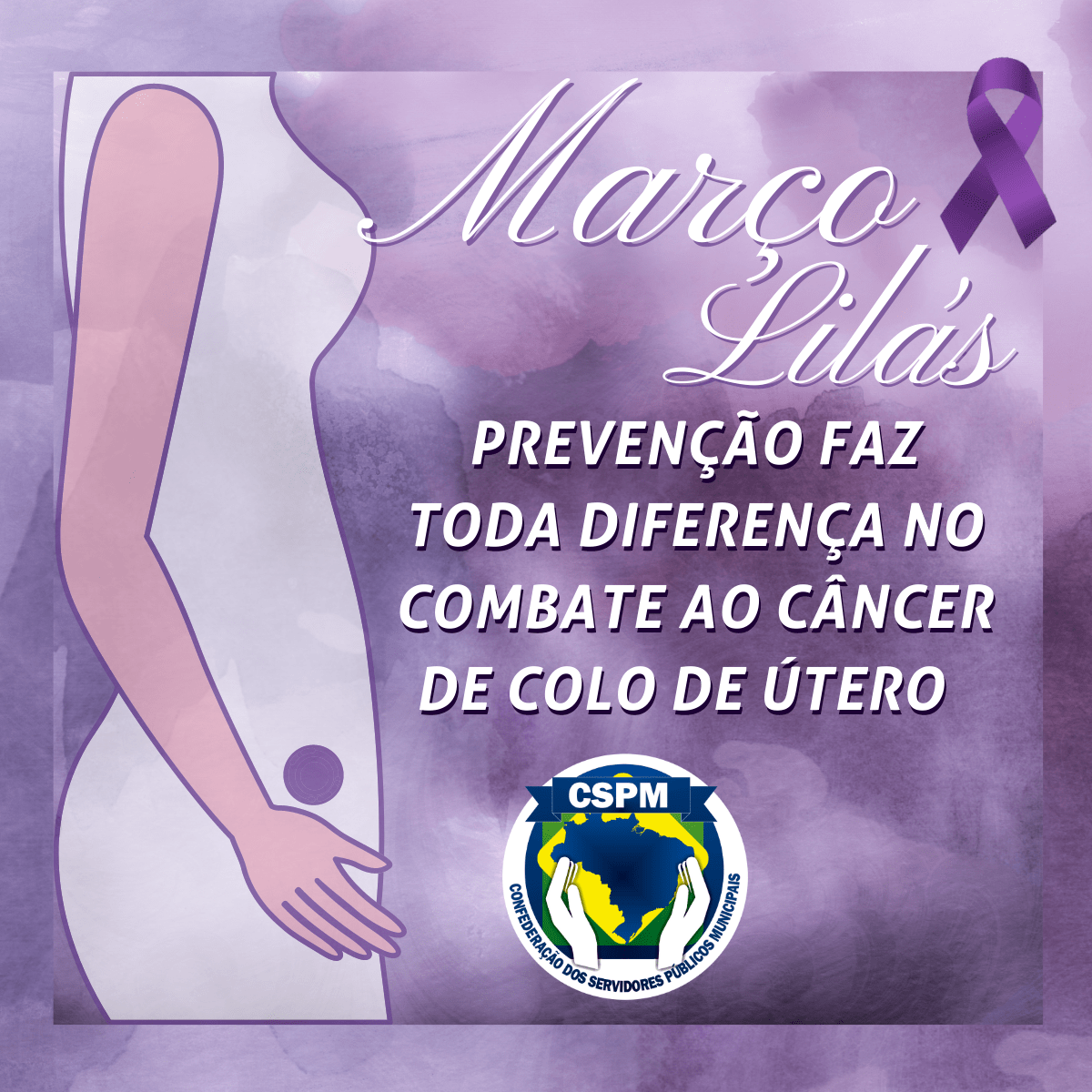 Campanha alerta sobre prevenÃ§Ã£o e sintomas do cÃ¢ncer de colo do Ãºtero