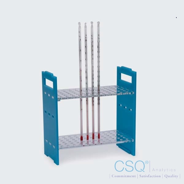 NMR tube / thermometer stand adjustable height 1 piece CSQ Analytics