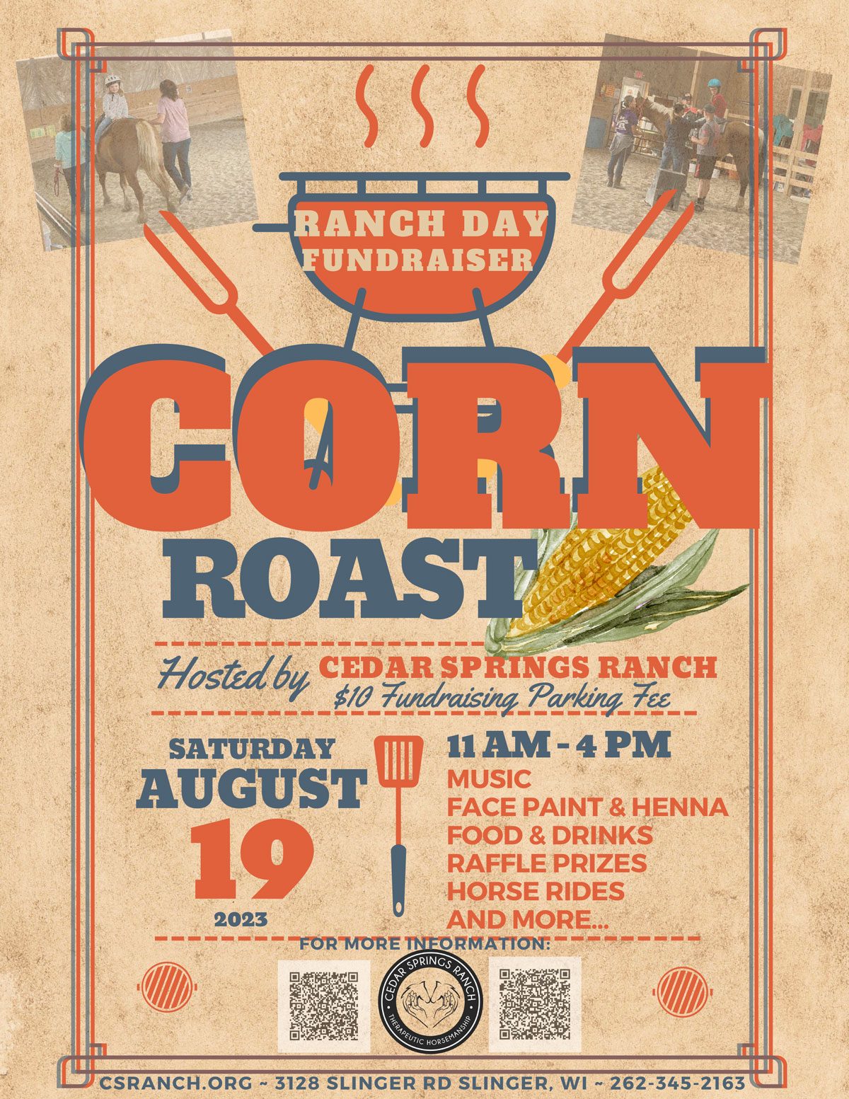 Corn Roast At The Ranch Cedar Springs Ranch