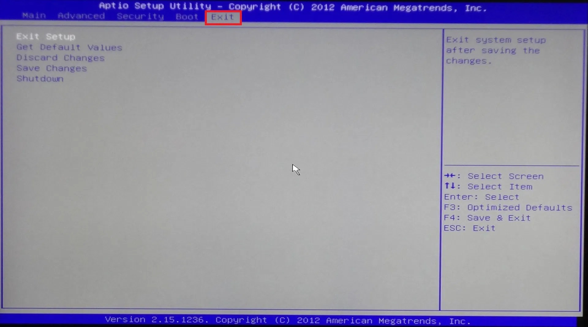 [VAIO_PC] BIOSセットアップメニューの設定を初期化する方法 VAIO サポート FAQ / よくあるご質問