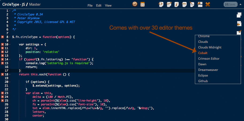 Screenshots CSS & JavaScript Toolbox