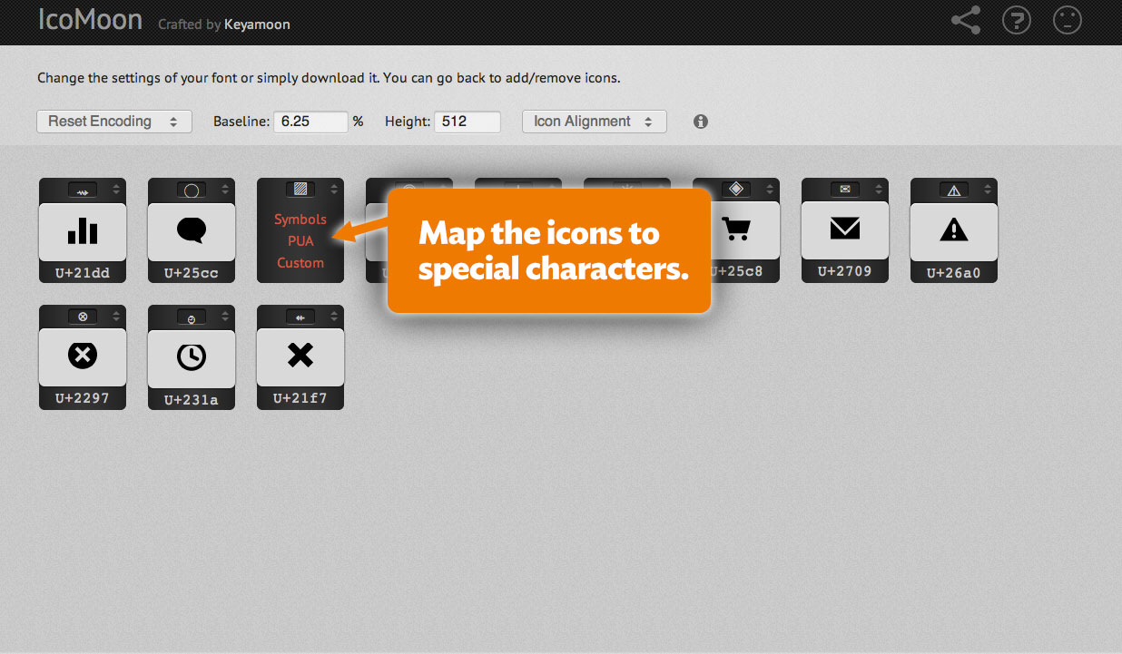 Html For Icon Font Usage Css Tricks