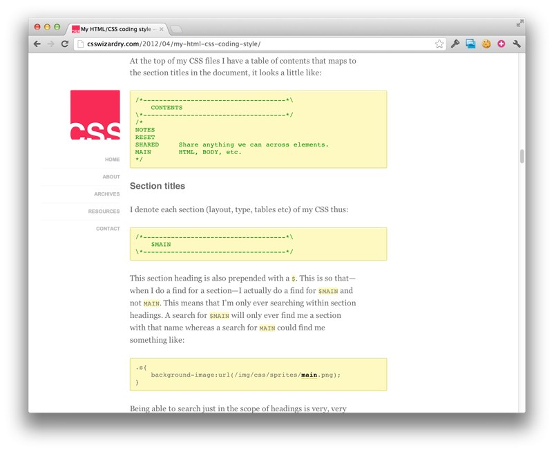 CSS Style Guides CSSTricks