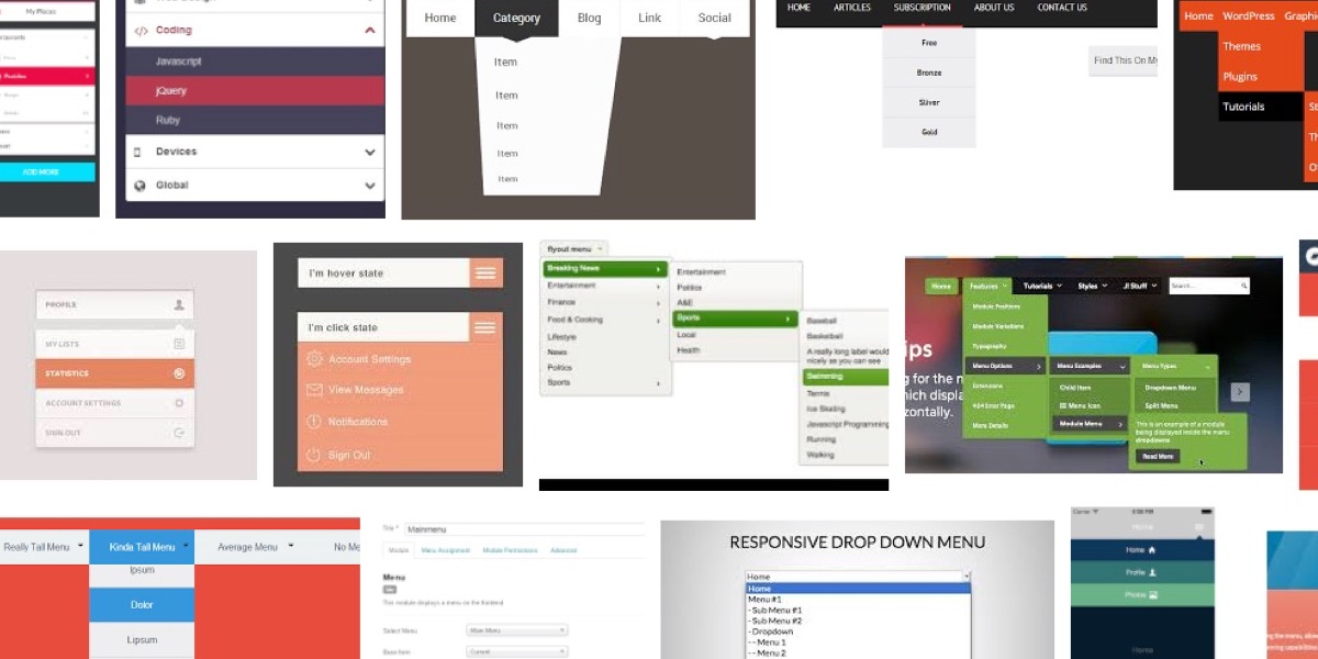 Free Css Templates With Drop Down Menus Printable Templates