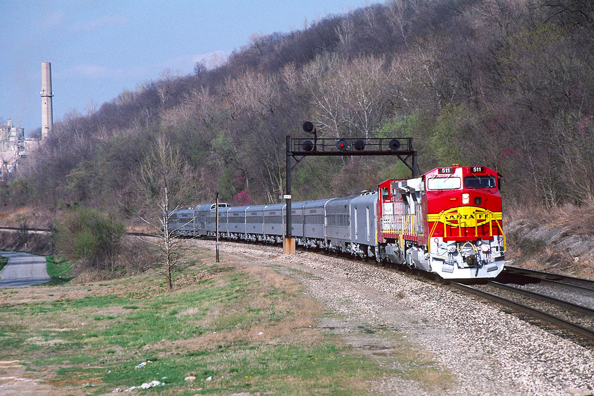 ATSF B408W 511 / Cement City, MO — Trainspo