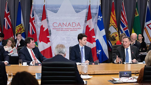10 décembre 2020 rencontre avec le premier ministre du Canada augmenter le TCS et réformer