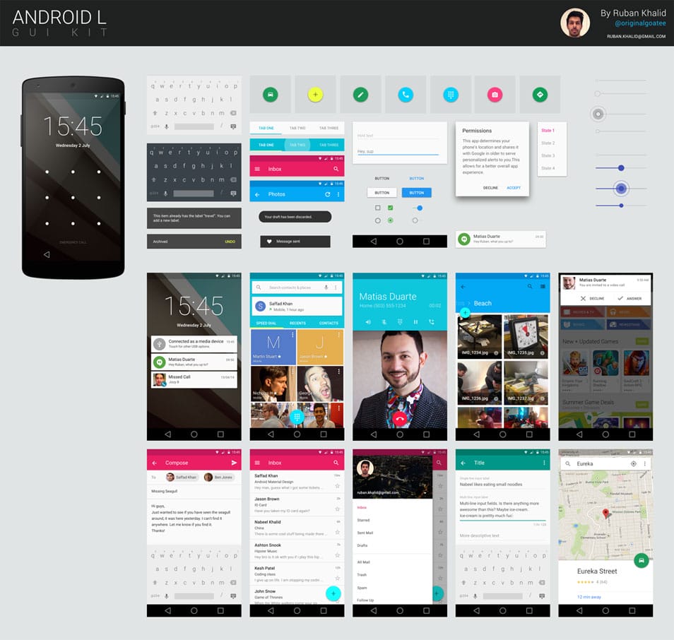 75+ GUI Templates For Android And IOS » CSS Author