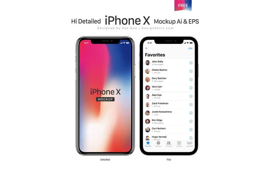 150+ Free IPhone X Mockup Templates & Resources » CSS Author