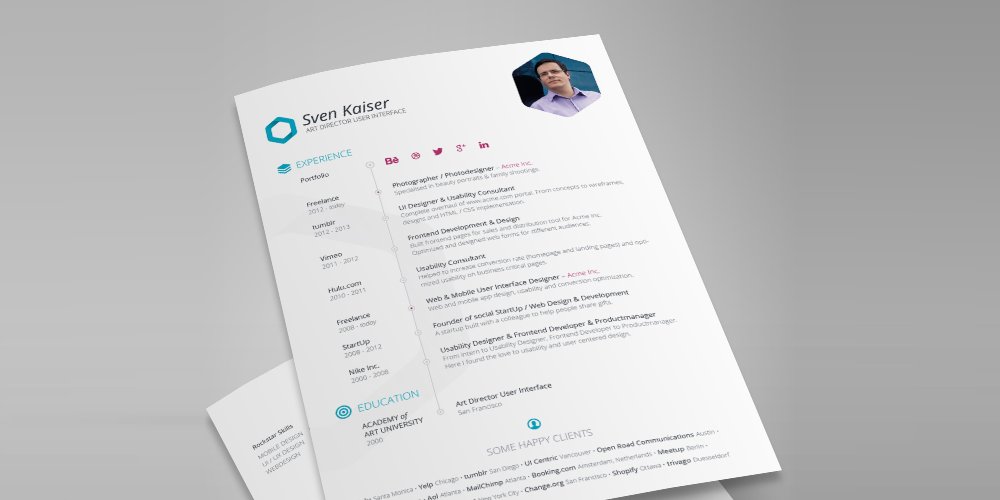 Ultimate Collection of Free Resume Templates » CSS Author