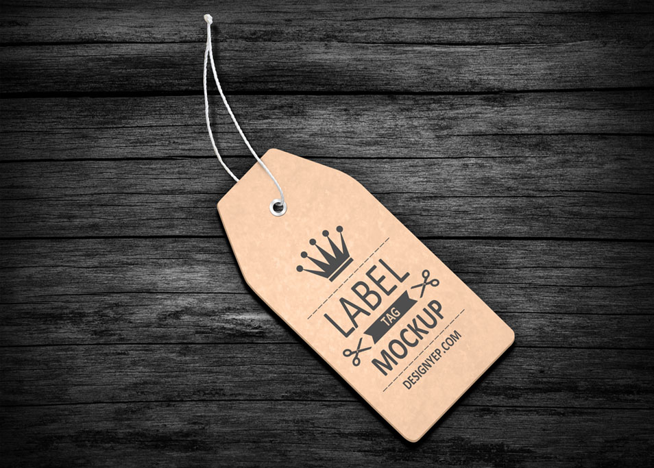 Free Label Tag Mockup PSD » CSS Author