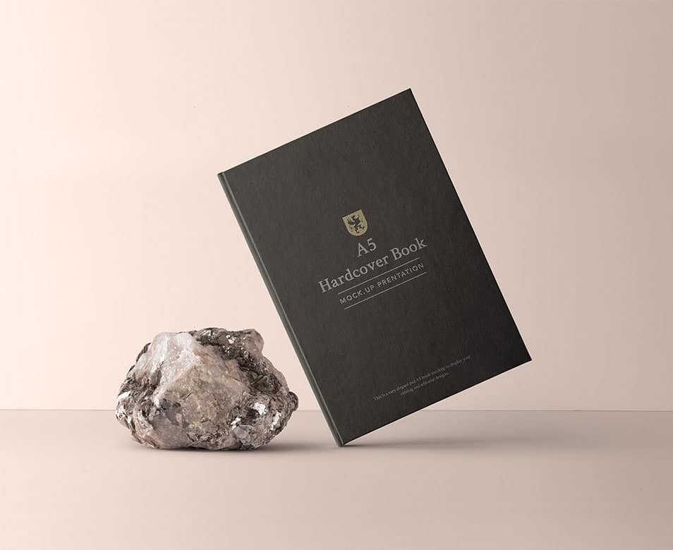 A5 PSD Book Mockup Hardcover » CSS Author