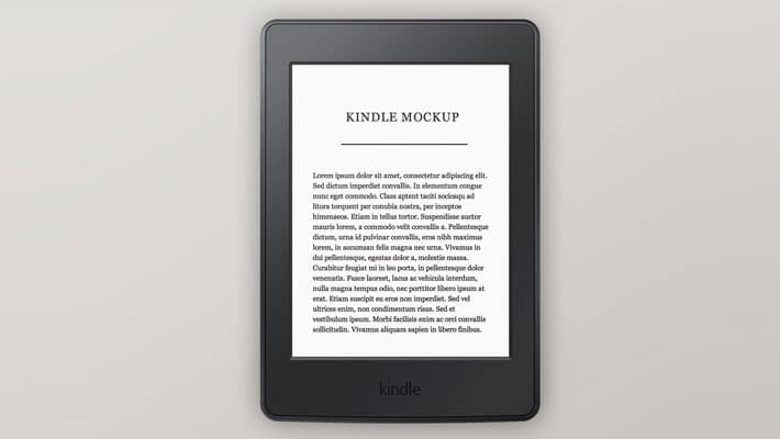 Amazon Kindle Paperwhite Mockup » CSS Author
