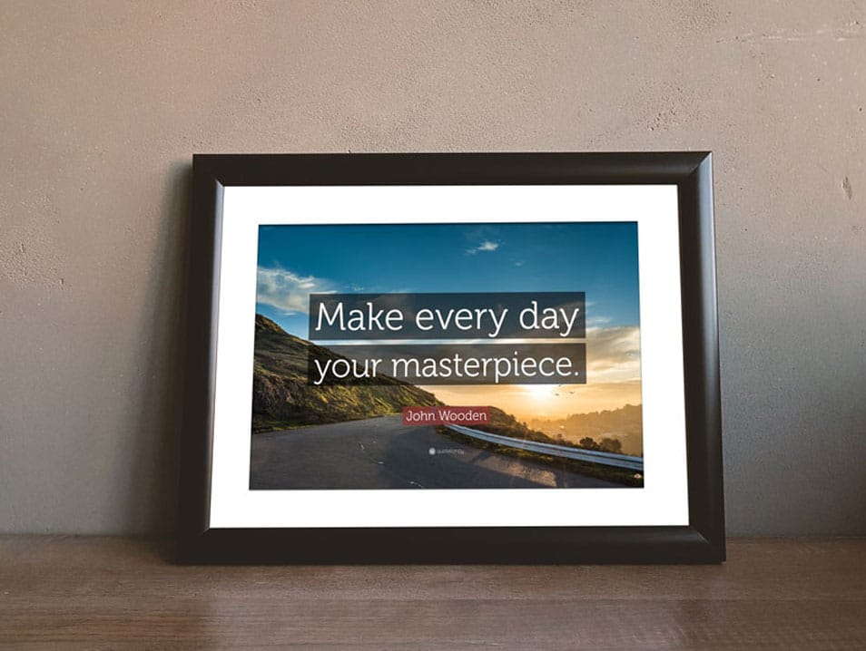 Free Landscape Photo Frame Mockup PSD » CSS Author