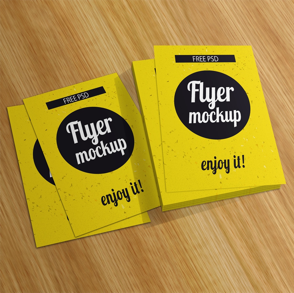 Free Flyer MockUp PSD » CSS Author