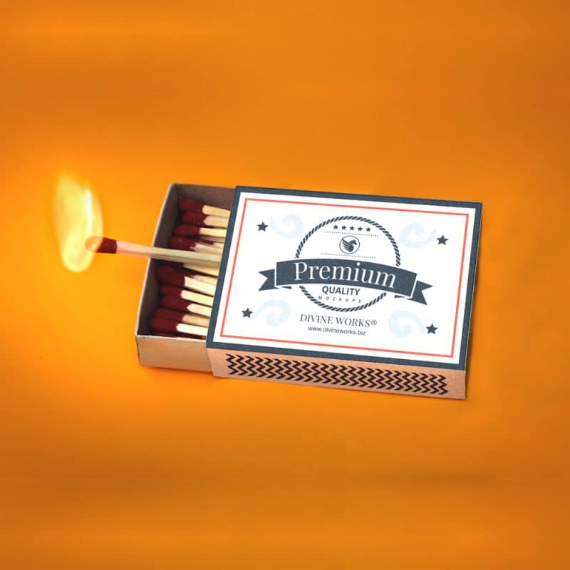 Free Matchbox Mockup PSD » CSS Author