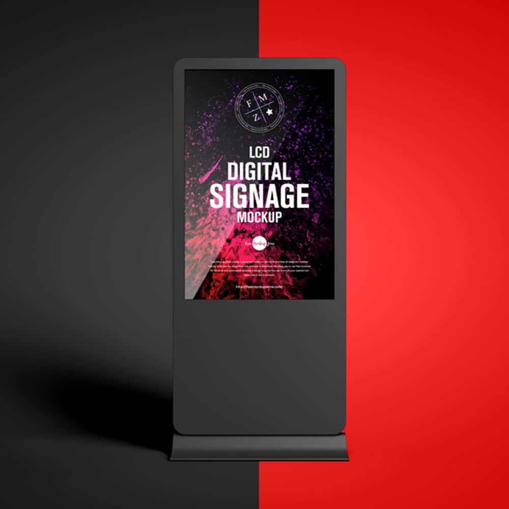 Free LCD Digital Signage Mockup » CSS Author