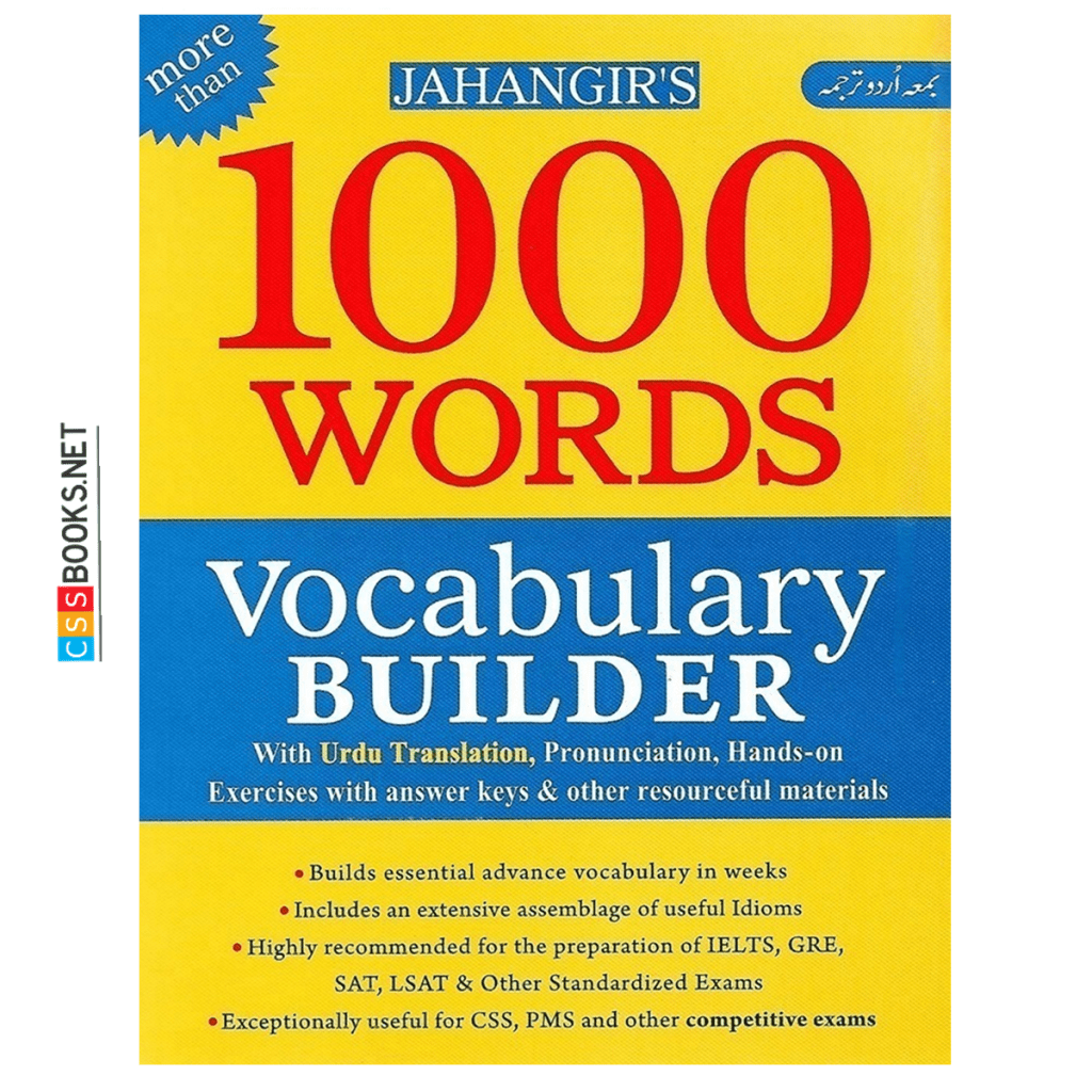 1000 Words Vocabulary Builder JWT CSS Books Point