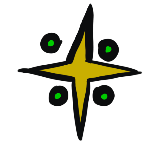 Spinning yellow star gif CSS Bud