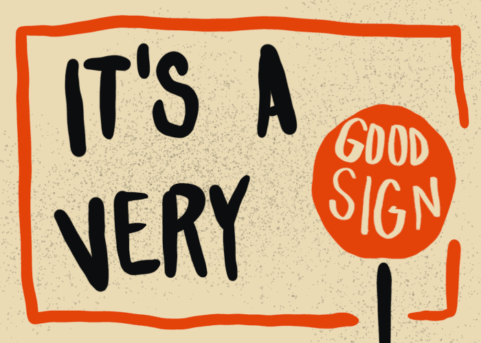 Very good sign GIF CSS Bud