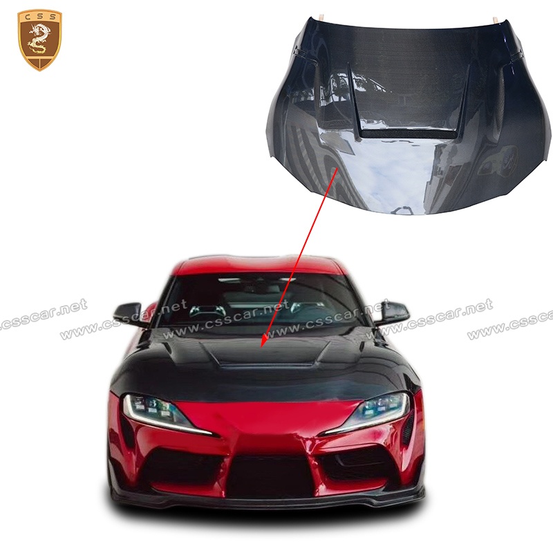 Toyota Supra carbon fiber hood