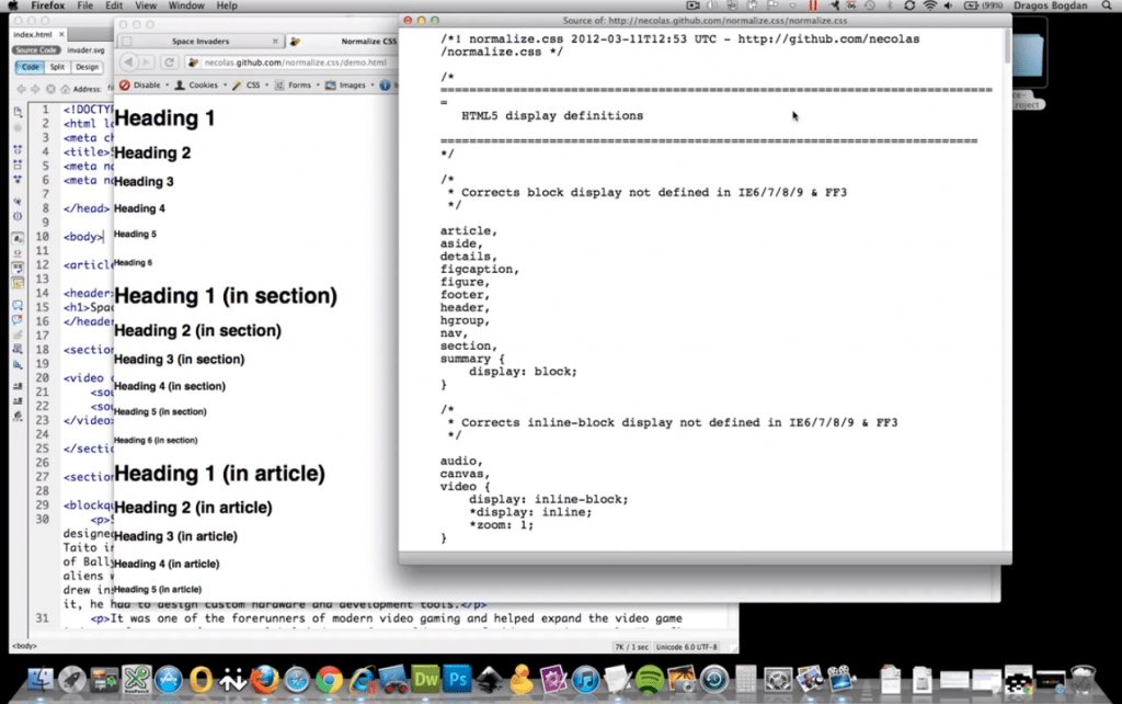 To Reset or to Normalize, That is the Question. CSS Reset