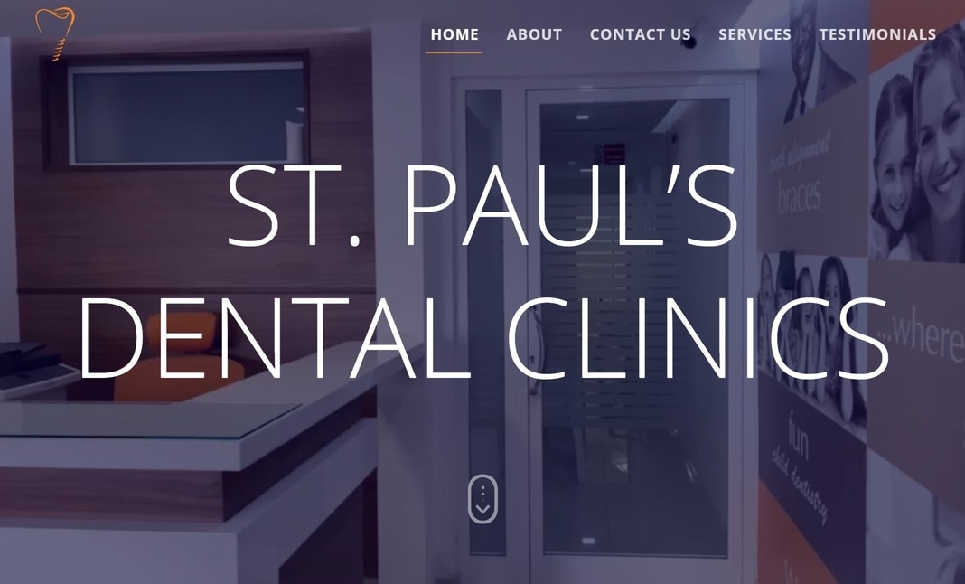 St. Paul's Dental Clinics CSS Design Awards