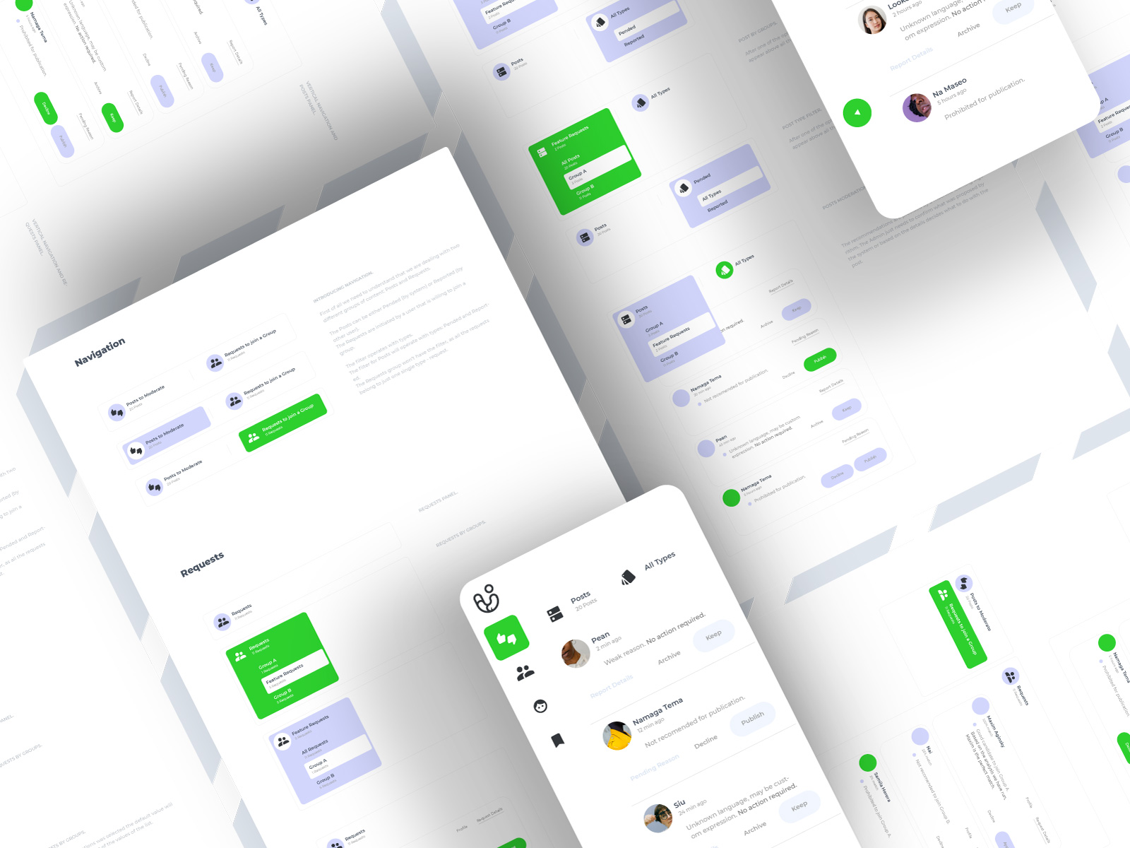 Gaining attention with color usage. Modeling UI and