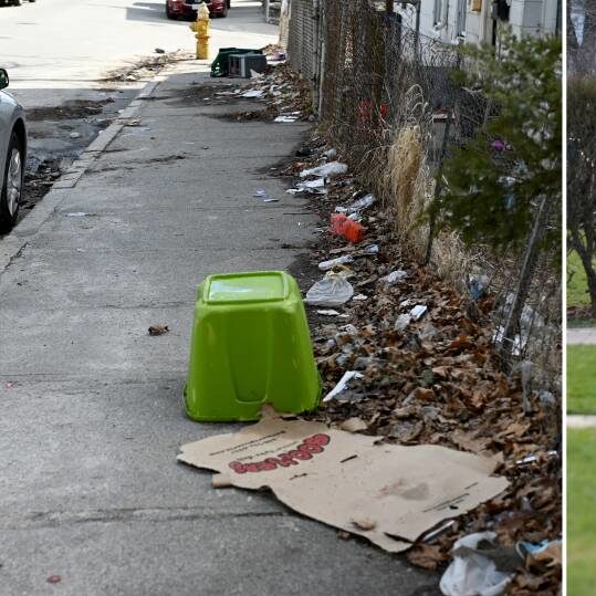Why loose trash covers some Worcester streets, but not others College