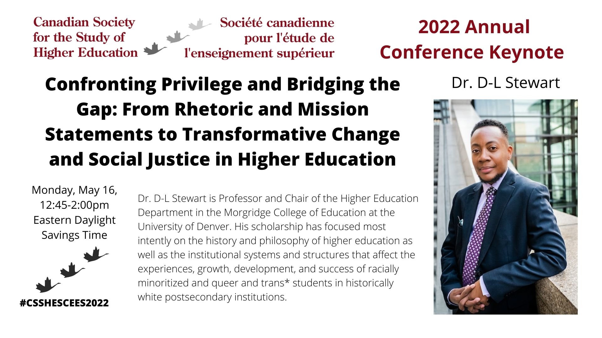 2022 Annual Conference Keynote Confronting Privilege and Bridging the