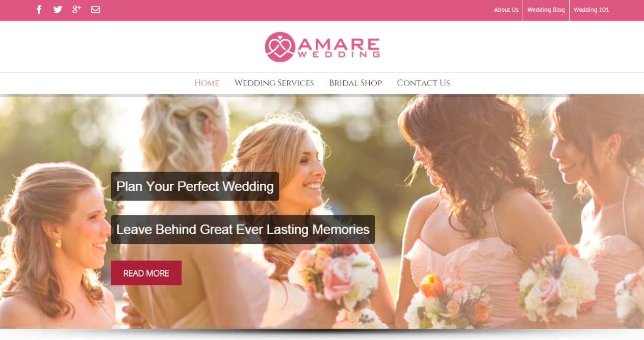 Amare Wedding CSS Nectar CSS Gallery