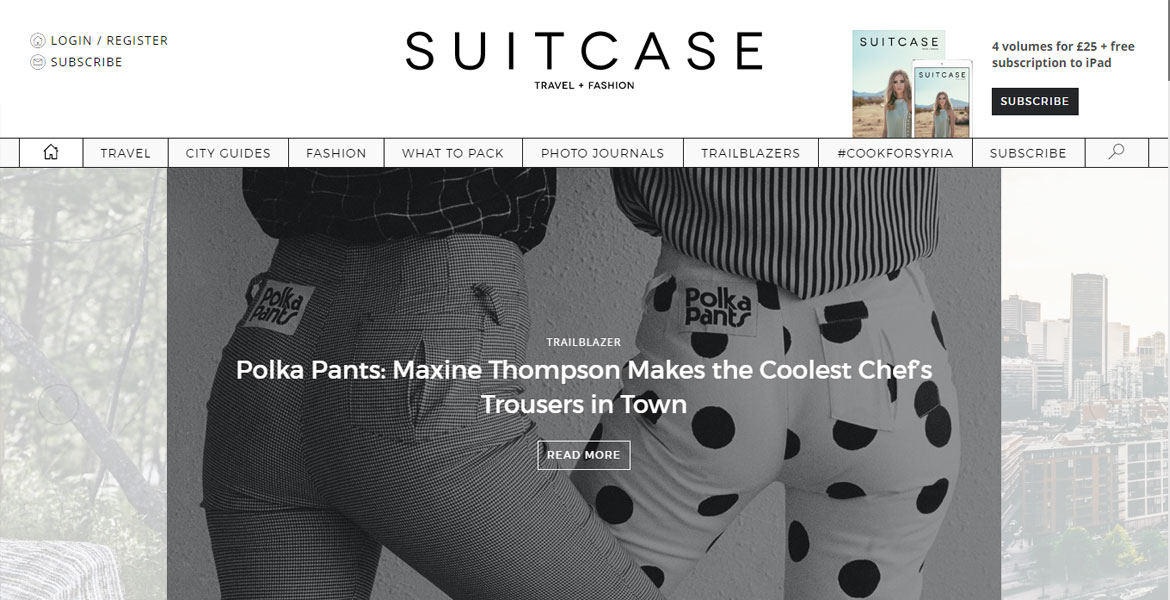 SUITCASE Magazine CSS Nectar  Design Awards CSS Gallery