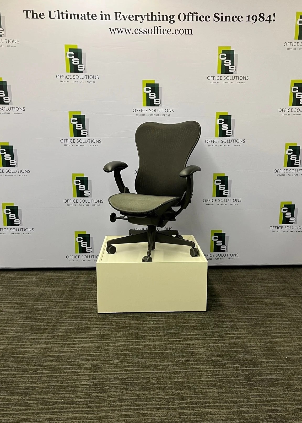 Herman Miller Mirra Task Chair Grey mesh CSS Office Solutions