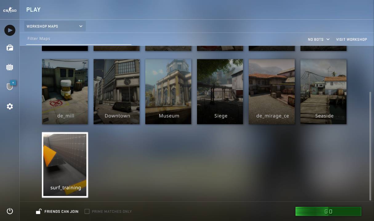How to surf in CSGO Free and the Full Version CS Spy