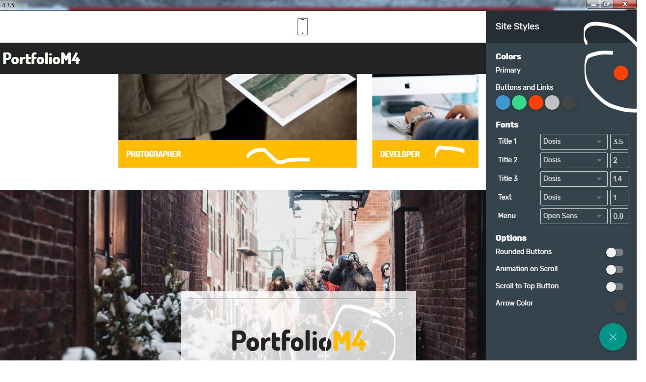 Stunning Bootstrap Portfolio Template