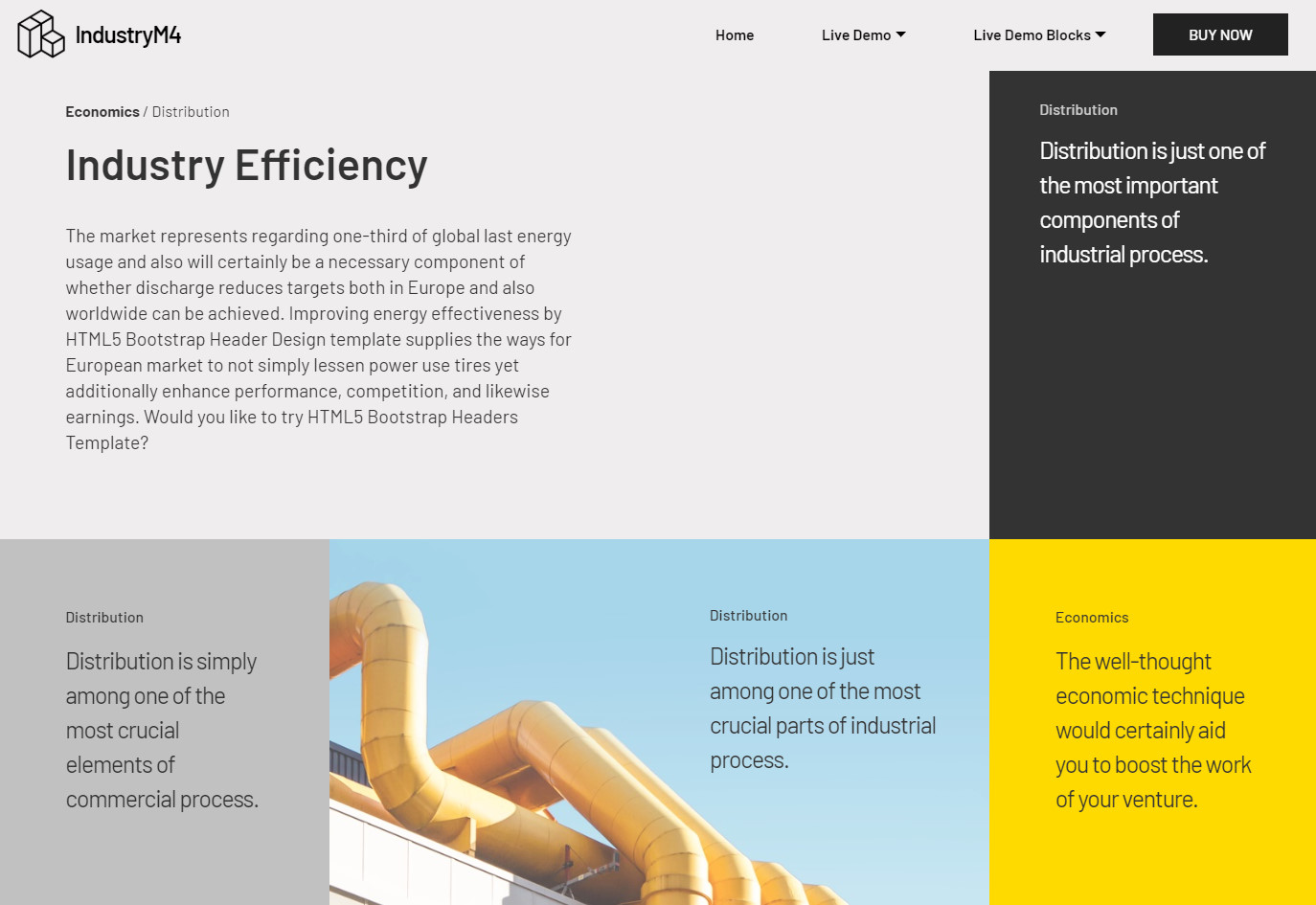 Inspiring Bootstrap Layout Templates Collection 2020