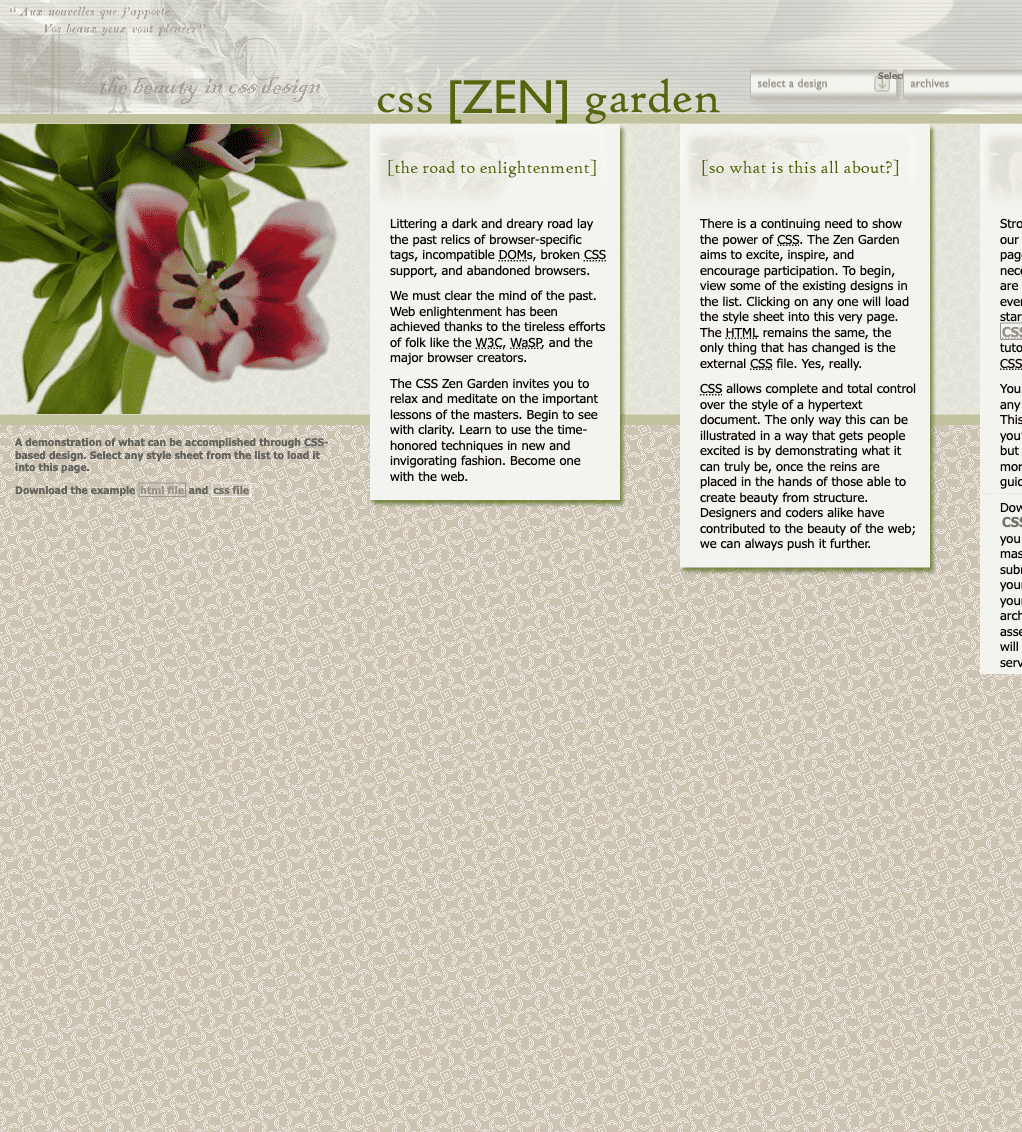 CSS Zen Garden All Designs