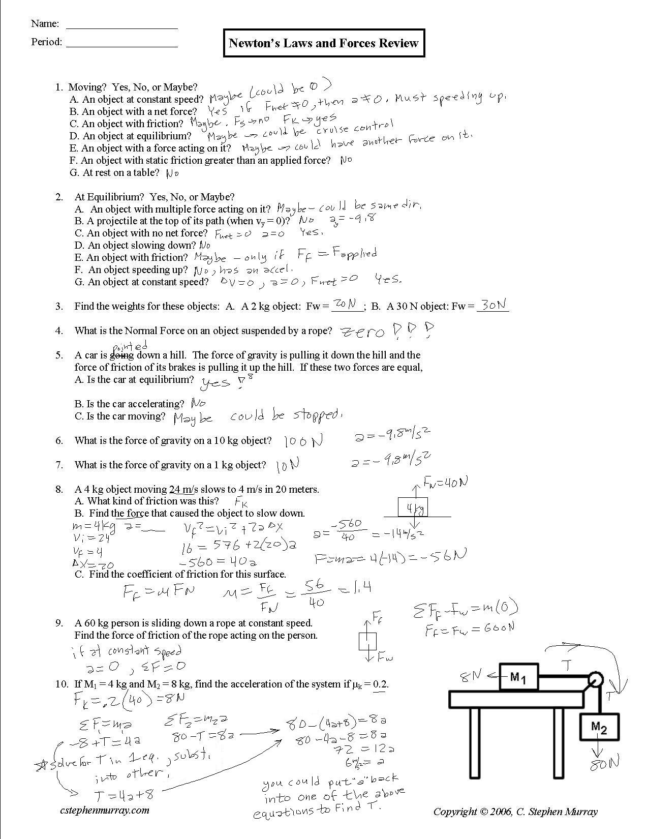 Mr Murray's Website Two Dim Motion